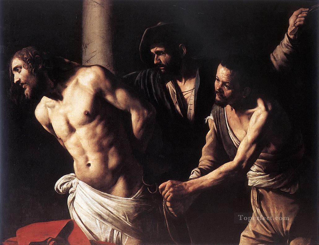 Christus an der Säule Religiosen Caravaggio Ölgemälde